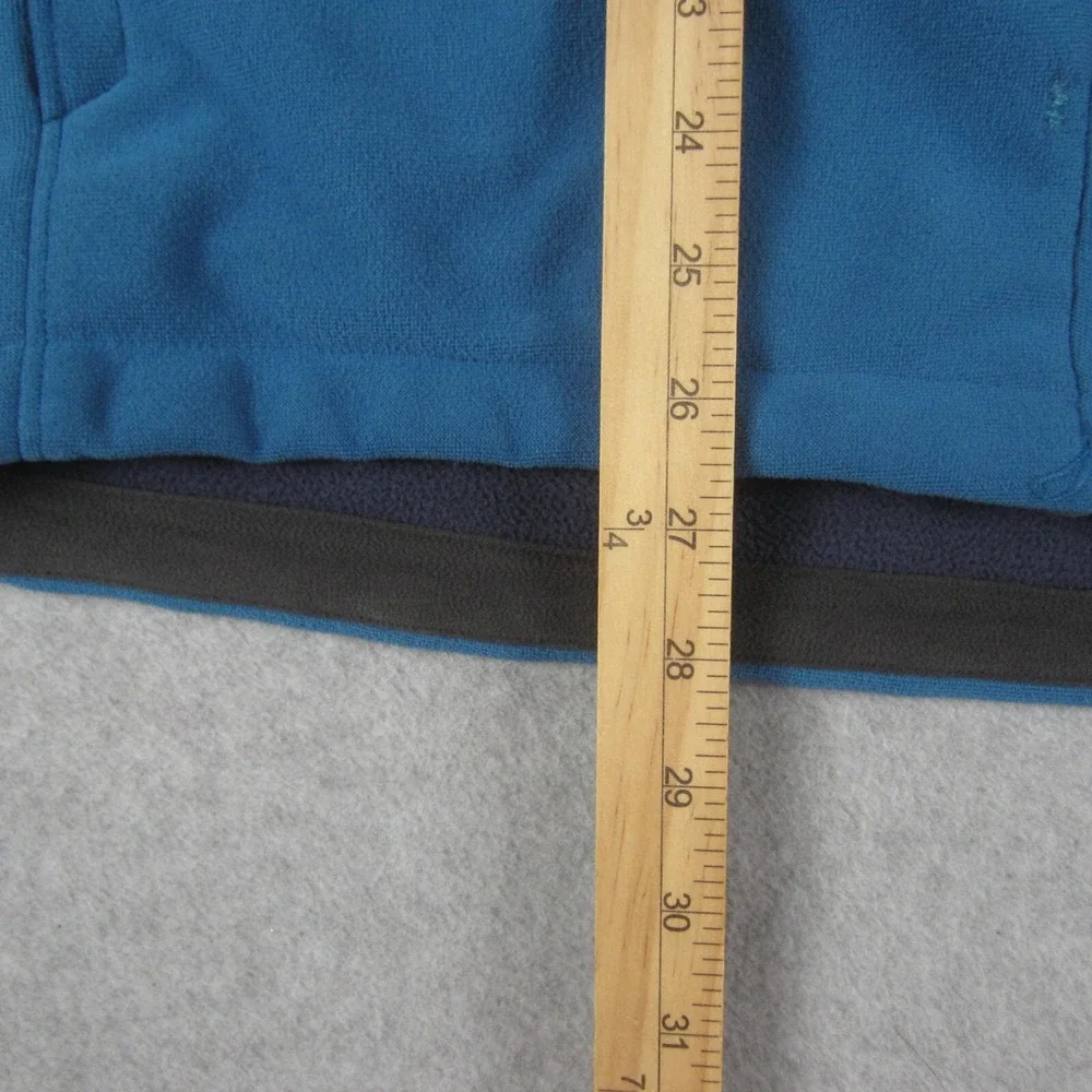 The North Face Jacket‎ Mens Large Blue Color Block Soft Shell Fleece Lined